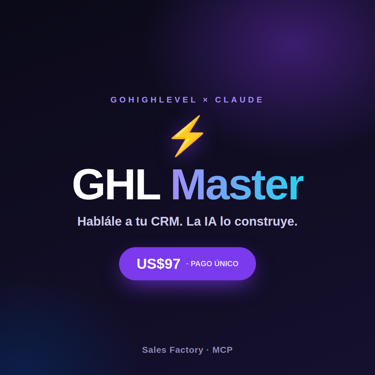 GHL Master — MCP para GoHighLevel
